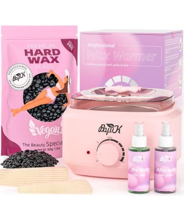 Waxing Kit BOYUJK Professional Wax Kit for Women and Men with 500g Black Wax Beads Wax Pot 20 Wax Saticks and 2 Wax Sprays Hot Waxing Kit for Face Arms Legs Bikini and Full Body Hair Removal - Buy Online on GoSupps.com
