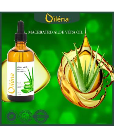 Pure Aloe Vera Macerated Oil - Natural Moisturizing Body Face & Hair Oil - Ideal for Massage - 50ml Pack - Buy Online on GoSupps.com