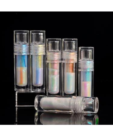 SHIJIE Chrome Liquid Nail Powder - Aurora Mermaid Chameleon Mirror Effect Pigment for Nail Art - 6 Colors - Buy Online on GoSupps.com