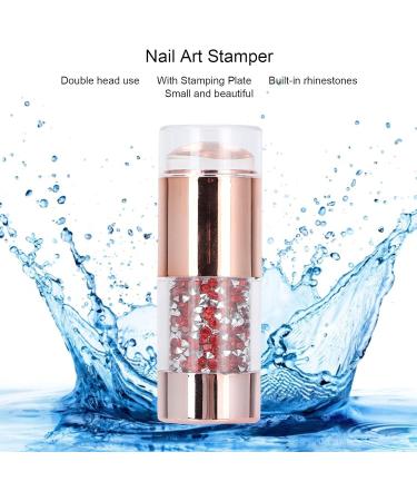 Different Gift Nail Stamper Soft Elastic Nail Art Stamper Silicone Double Head for Household Nail Salon for Delicate Nail Surface - Buy Online on GoSupps.com