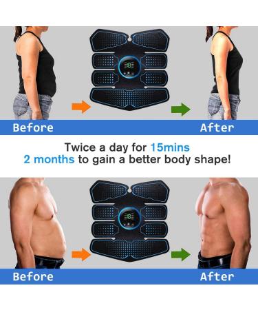 Shop Wardbes Belly Trainer - EMS Muscle Stimulator USB Rechargeable 8 Modes & 19 Intensities for Abdominal Strength | International Shipping Available - Buy Online on GoSupps.com