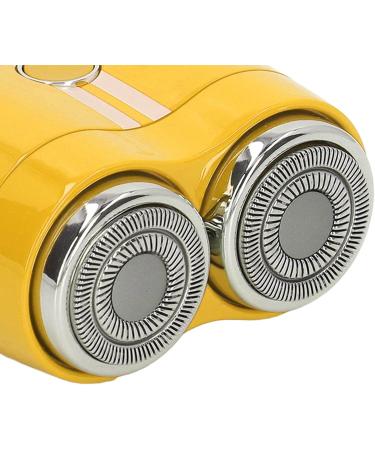 SWZA Mini Electric Shaver Type C Rechargeable Portable Powerful for Men Women Net Wet Dry Dual Use for Travel Office Business Trip (Yellow) - Buy Online on GoSupps.com