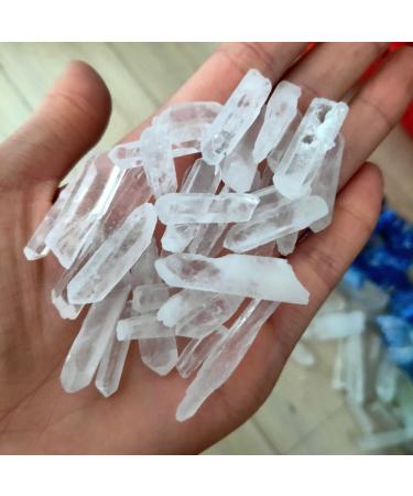 Natural Crystal Rough Natural Quartz Quartz Natural Transparent Column Decorative Tip DIY Process of Size Can be Used for (Size : 50g) (Size : 100g)