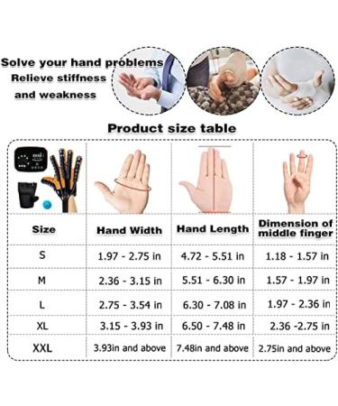 Finger Rehabilitation Stroke Both Hand Training Rehabilitation Robot Gloves Stroke Hemiplegia Hand Splint Finger Orthosis for Relieve Wrist & Thumb Pain Orange XL Size bonny369 Orange XL size - Buy Online on GoSupps.com