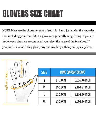 Winter Gloves for Men Women Water Resistant Keep Warm Touch Screen Gloves gray Large - Buy Online on GoSupps.com