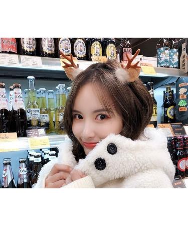 Shop SCSpecial Deer Antler Headband - Perfect Reindeer Hairband & Fawn Horn Clip for Christmas Costumes & Decorations - Light Brown - Buy Online on GoSupps.com