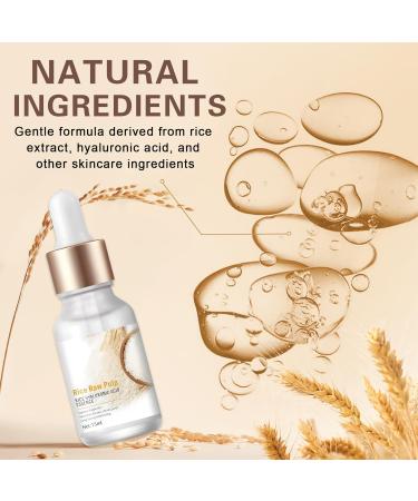 2PCS Rice Serum for Face Crema De Arroz para La Piel De Cara Y Cerrar Los Poros Quitar Manchas Facial Essence Deep Hydrating Nourishing Face Serum for Radiant Glow - Buy Online on GoSupps.com