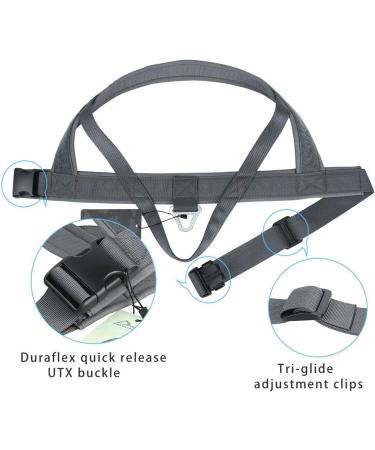 Elite Tactical Dog Crockery Vest - Adjustable Nylon Pet Dishes for Small Medium & Large Dogs - Gray (M) - Buy Online on GoSupps.com