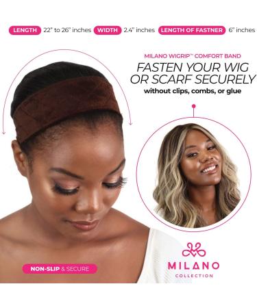 Milano Collection WiGrip Extra Hold Wig Comfort Band in Brown by MILANO COLLECTION - Buy Online on GoSupps.com