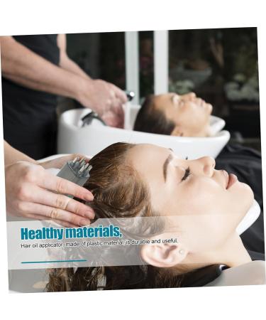 NOLITOY Hair Oil Essential Comb Set - Scalp Massager & Applicator for Hair Growth | Black 6x2.5cm - International Shipping Available - Buy Online on GoSupps.com