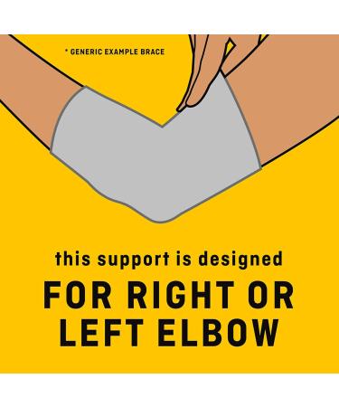 FUTURO Comfort Elbow Support with Pressure Pads | Adjustable Comfort Straps | Large Size for Optimal Pain Relief - Buy Online on GoSupps.com