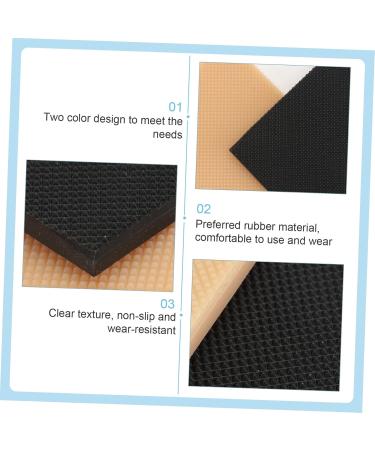 FRCOLOR 12 Pcs High Heel Pads - Non-Skid Shoe Accessories for Women - Durable Rubber Cushioning for Pumps - Buy Online on GoSupps.com