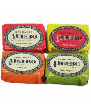 Rose Odor Soap Bar - Phebo 3.17oz (90g) | Luxurious Rose Scented Soap for International Shipping - Buy Online on GoSupps.com