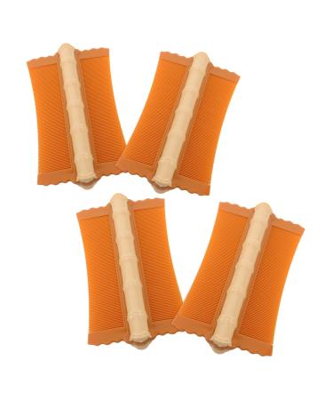 Ipetboom Lot de 4 Peignes Pellicules Double Face en Bambou Clair Peigne Fin Antipelliculaire et D m lant pour Cuir Chevelu Sec et Animaux Outil de Toilettage pour liminer Lentes Poils