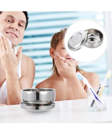Beaupretty 3-Pack Marble & Stainless Steel Shaving Foam Shell Containers - Men's Shaving Accessories | Durable & Stylish Design - Buy Online on GoSupps.com