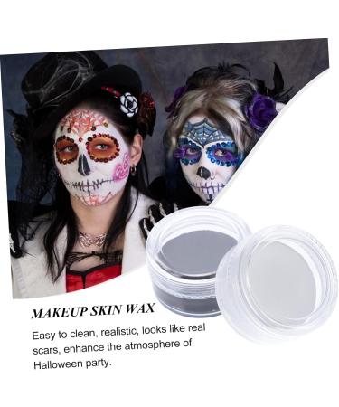 Angoily 2pcs Cosmetic Wax Eyeliner Pencil Special Effects Skin Wax Matte Waterproof Eyeliner Pigment Face 4X4X2CM White - Buy Online on GoSupps.com