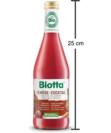Biotta Organic Vegetable Cocktail Juice 500ml - Fresh and Nutrient-Packed Blend - Buy Online on GoSupps.com