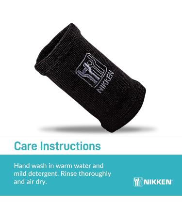 Nikken KenkoTherm Large Wrist Wrap 1835 | Support & Compression Sleeve for Weightlifting Boxing | Unisex Comfort & Protection - Buy Online on GoSupps.com