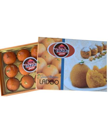 Motichoor Laddoo Indian Sweets Christmas/New Years Gift Freshly Made in Canada (12 Pieces)