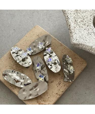 Cute Star Barrettes Clip Hairpin Y2K-Style Ornaments Headdress Hair Accessories Harajuku Barrettes Clip Bangs Hairpin Sparkling Hair Clip - Buy Online on GoSupps.com