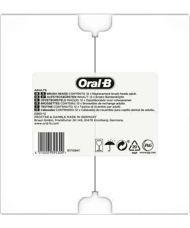 Oral-B Sensitive Clean Electric Toothbrush Heads - Extra Soft Bristles, 12 Pack for Gentle Plaque Removal - Buy Online on GoSupps.com