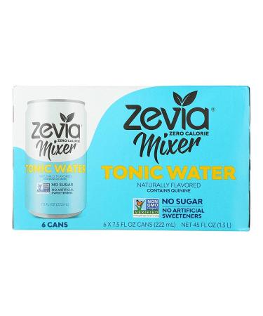 ZEVIA Zero Calorie Tonic Water 7.5 Fl Oz - Pack of 24 | Sugar-Free Soda - Buy Online on GoSupps.com