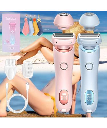 Modira Shaver Elorixa Shaver Modira Mermaid Shaver Gleam Pro 3.0 Shaver for Women Electric Shaver for Women The Mermaid Shaver (Pink+Blue)