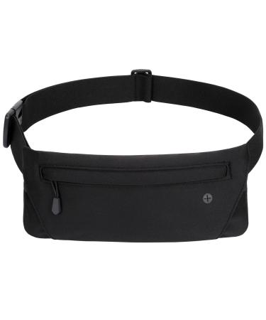 JASGOOD PLASSEN FOR CHIAR DOES TO Hip pocket Elastic running pocket for women and men belt pocket breast pocket to run jogging fitness sports black 1-black unit size