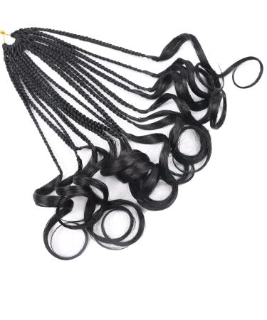 10 Inch French Curly Crochet Hair for Black Women - Goddess Box Braids with Curly Ends | Pre-Looped Kids Crochet Hair - Short Knotless French Curls - Buy Online on GoSupps.com