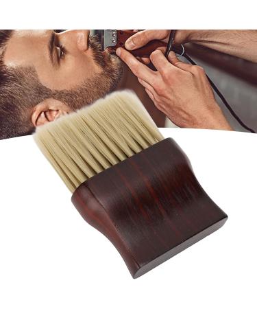 Qukaim Neck Duster Brush Professional Barber Neck Duster Brush with Solid Wood Handle Soft Neck Cleaning Brush for Hair Cutting Salon Tool - Buy Online on GoSupps.com