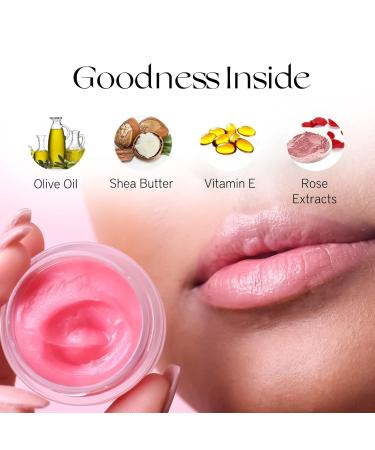Rose Repair Lip Balm with SPF - Nourishing Formula with Rose Extracts Olive Oil Shea Butter & Vitamin E for Dry Chapped Lips - 12g - Buy Online on GoSupps.com