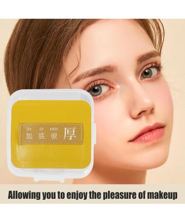 WELTS Powder Puff for Women Wet and Dry Powder Puff for Women - Portable Powder Puff for Dating Party Prom Skin Friendly Make Up Sponges for Home Yellow-L - Buy Online on GoSupps.com