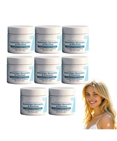 Cr me apaisante pour le cuir chevelu - Baume confort pour le cuir chevelu - Cr me antipelliculaire pour peaux sensibles et squameuses procure une sensation d'apaisement non grasse (8 bo tes)