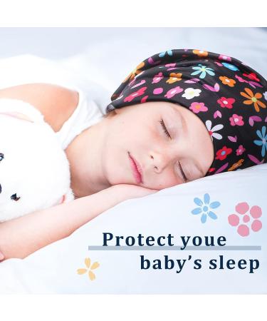 Satin Lined Kids Hair Bonnet for Sleeping - Cute Pattern, Multicoloured - Buy Online on GoSupps.com