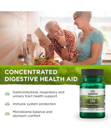 Swanson Oregano Oil 120 Softgels - Premium Antioxidant & Immune Support - Buy Online on GoSupps.com
