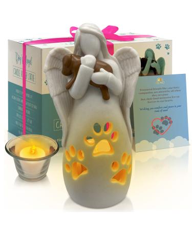 OakiWay Dog Memorial Candle Holder Dog's Angel - Buy Online on GoSupps.com