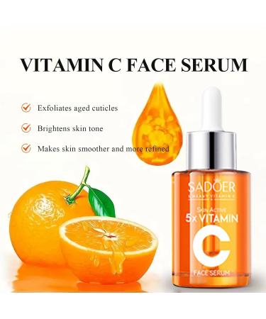 Vitamin C Skin Care Set for Teenage Girls | Cleanser Toner Serum Cream & Lotion | Gentle Travel Size Skin Care Kit - Buy Online on GoSupps.com