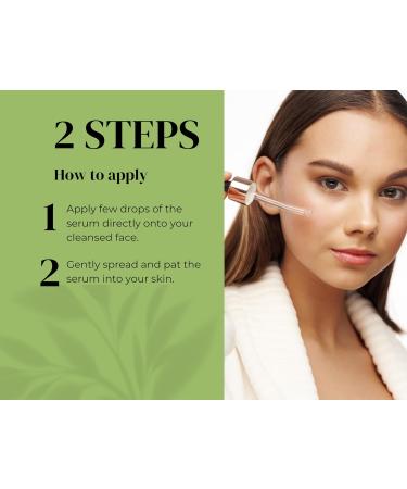 Vitamin C Face Serum - Brightening & Hydrating Anti-Aging Formula with Hyaluronic Acid Turmeric & Green Tea for Glowing Skin Dark Spot & Fine Line Reduction - 1 Fl Oz - Buy Online on GoSupps.com