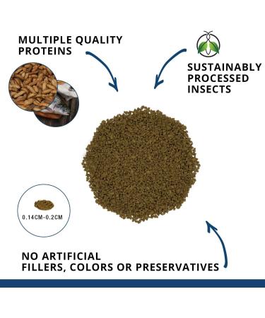Fluval Bug Bits Fish Feed - Insect Larvae Granules for Tropical Fish (1.7kg) | Slow-Falling Granules 1.4-1.6mm - International Shipping Available - Buy Online on GoSupps.com
