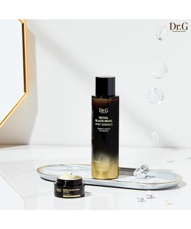 Dr.G Royal Black Snail Mucin Serum - Korean Essence for Resilient Skin Hydration & Elasticity | K-Beauty Skincare - 165ml - Buy Online on GoSupps.com