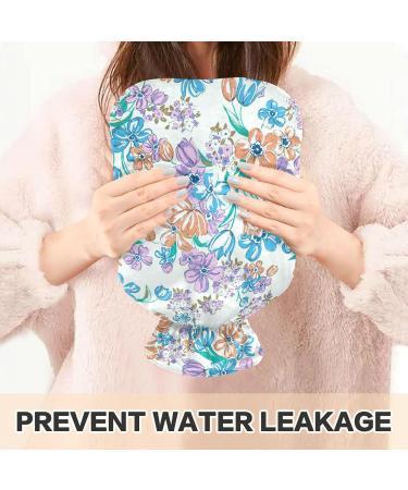 Shop Naanle Vintage Flower Hot Water Bottle | 1L Heat & Cold Therapy | Pain Relief for Bed Hands & Feet - Buy Online on GoSupps.com