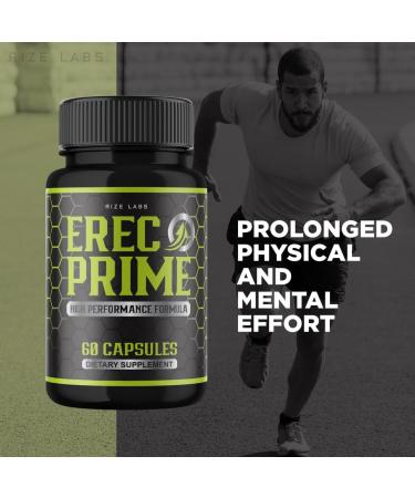 Erec Prime Pills for Men - All-Natural High Performance Formula | Boost Peak Performance & Health | ErecPrime24 Official Reviews (60 Capsules - Buy Online on GoSupps.com