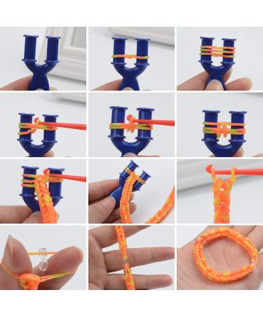 2000+ Rubber Band Bracelet Kit | Loom Bracelet Making Set for Kids | Refill Loom Set with Rubber Bands | Bracelet Making Kit - Buy Online on GoSupps.com