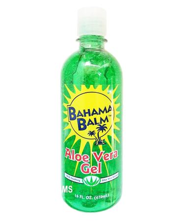 Set of 2 Bahama Balm 16oz Aloe Vera Gel - After Sun Skin Care Cools & Soothes Skin Minimizes Drying & Peeling - International Shipping - Buy Online on GoSupps.com
