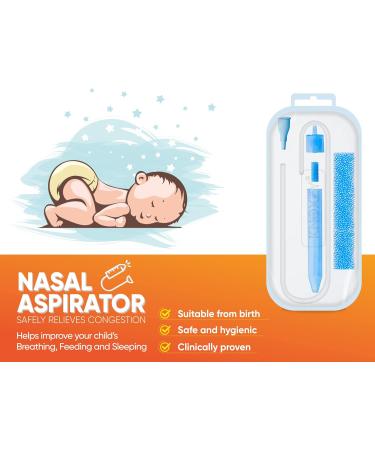 Knoxzy Baby Nasal Aspirator with 9 Hygiene Filters - Gentle & Effective Relief - Buy Online on GoSupps.com