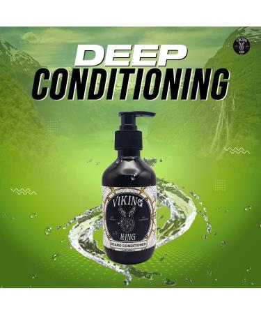 Viking King Beard Conditioner - Tea Tree & Mint - 300ml | Best Beard Care for Men - International Shipping Available - Buy Online on GoSupps.com