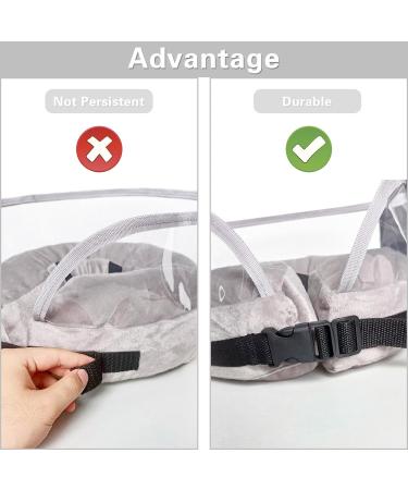 WinMany Inflatable Collar for Dogs & Cats - Adjustable Recovery Cone - Gray XL - Prevent Scratching After Surgery - Buy Online on GoSupps.com