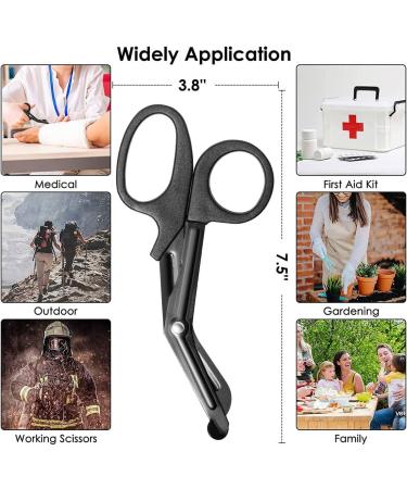2PCS First Aid Scissors Set - EMT Trauma Shears for Nurses & Doctors - Buy Online on GoSupps.com