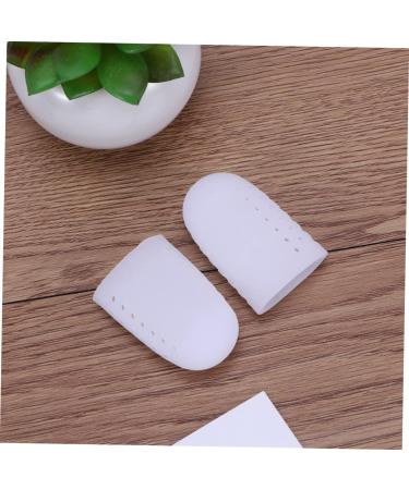 HEALEEP 2 Pair Silicone Toe Protectors - Toe Cushion Tubes for High Heels - Thumb Protectors - Corn White Size 2 - Buy Online on GoSupps.com