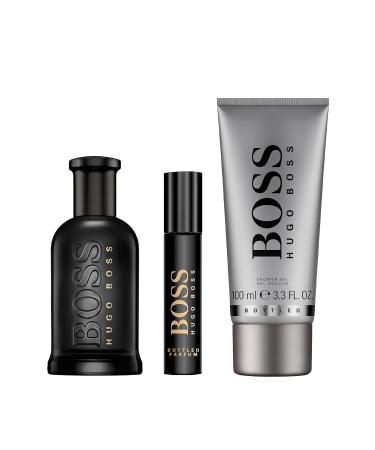Hugo Boss Bottled Parfum Woody Ambery Men's Cologne With Notes of Leather Orris & Wood Long Lasting Fragrance 2.3 Fl Oz (Pack of 3) - Buy Online on GoSupps.com